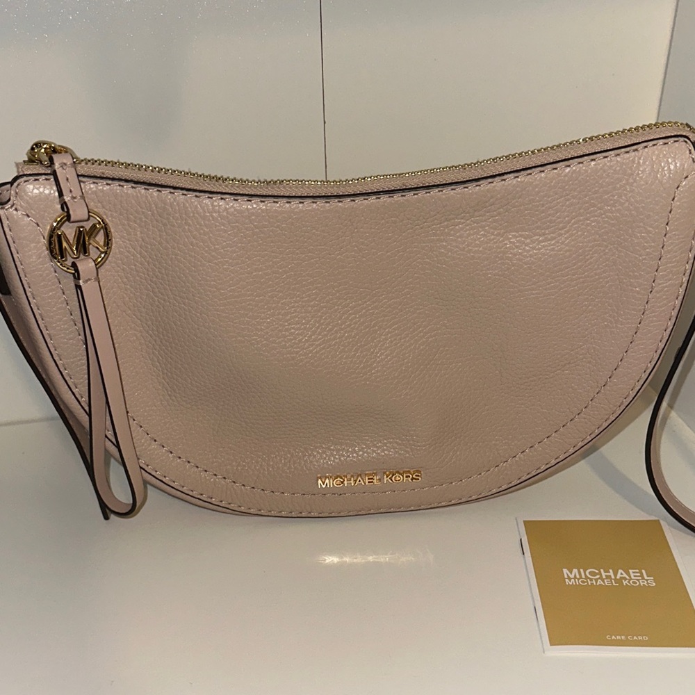Michael Kors Blush Leather Crossbody Bag